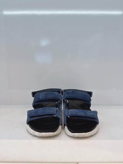 BLUE SUEDE JUNIOR SLINGBACK SANDALS  43