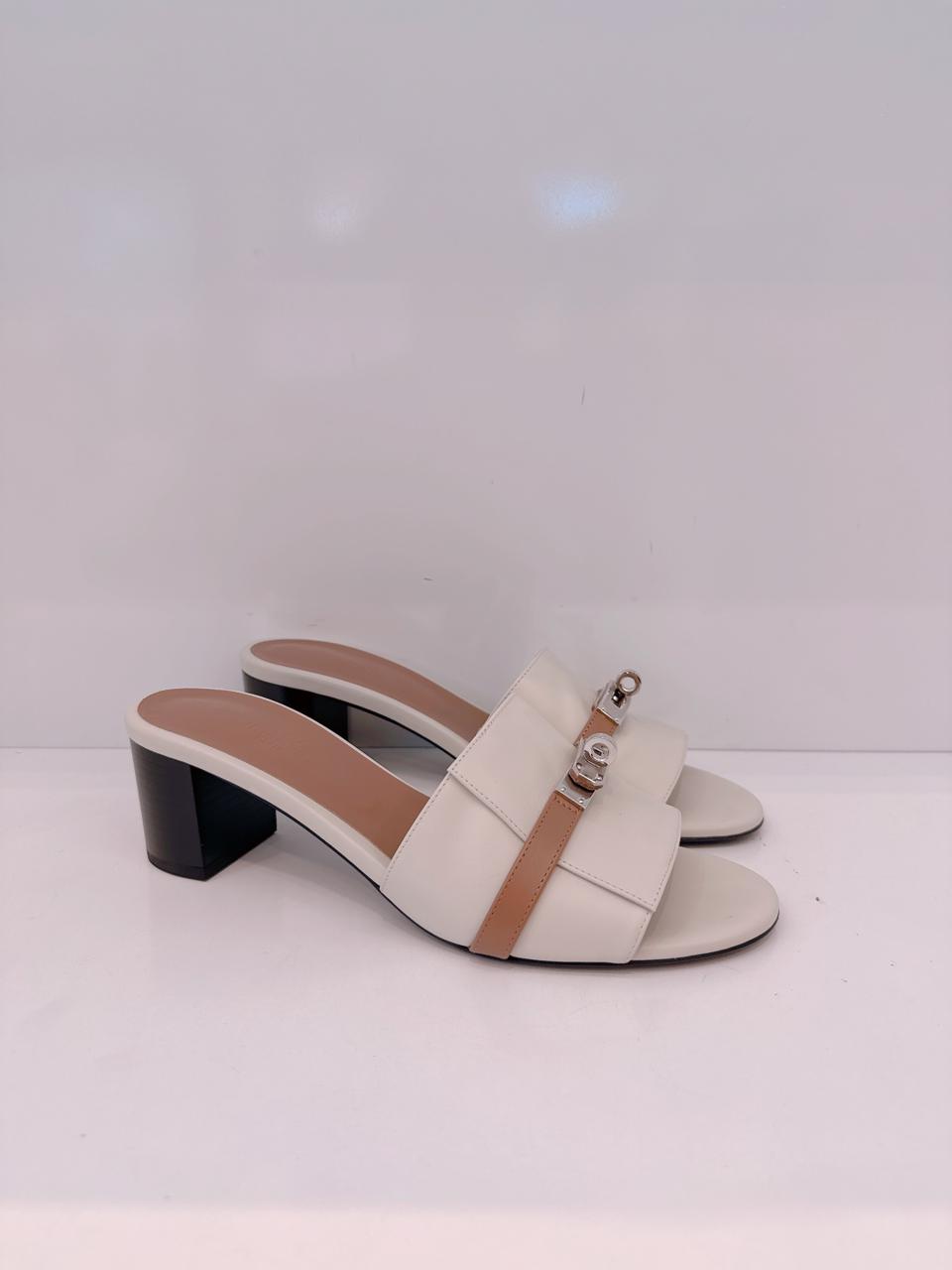 BEIGE GLAISE ROSE PERLE GIGI 50 SANDALS 41