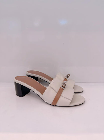 BEIGE GLAISE ROSE PERLE GIGI 50 SANDALS 41