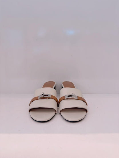 BEIGE GLAISE ROSE PERLE GIGI 50 SANDALS 41