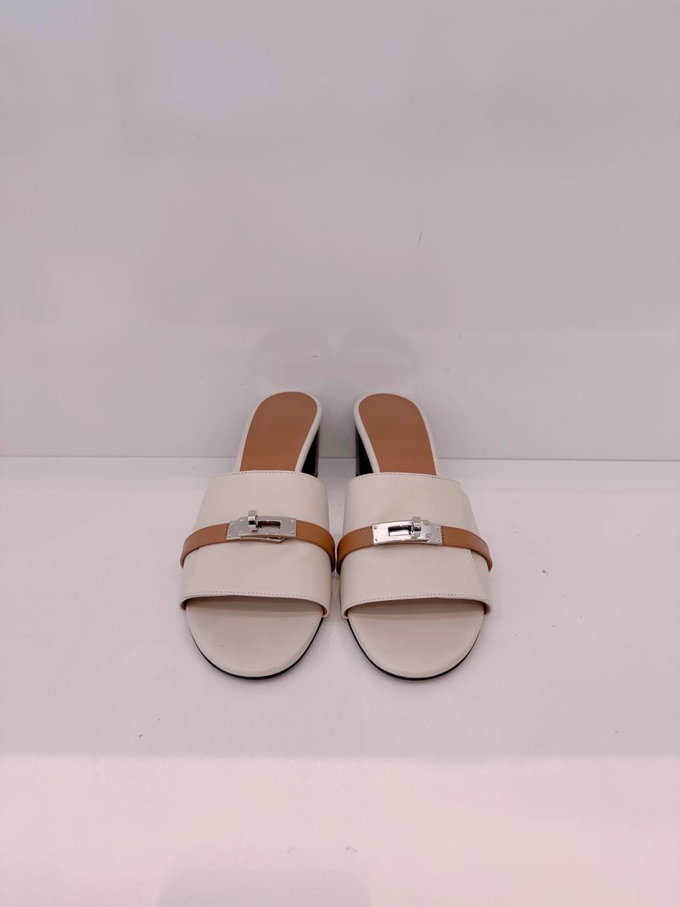 BEIGE GLAISE ROSE PERLE GIGI 50 SANDALS 41