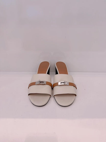 BEIGE GLAISE ROSE PERLE GIGI 50 SANDALS 41