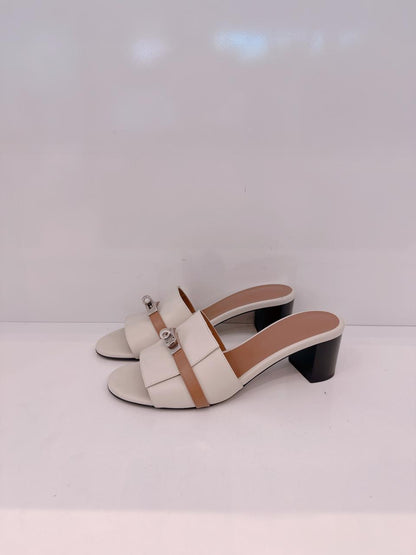 BEIGE GLAISE ROSE PERLE GIGI 50 SANDALS 41