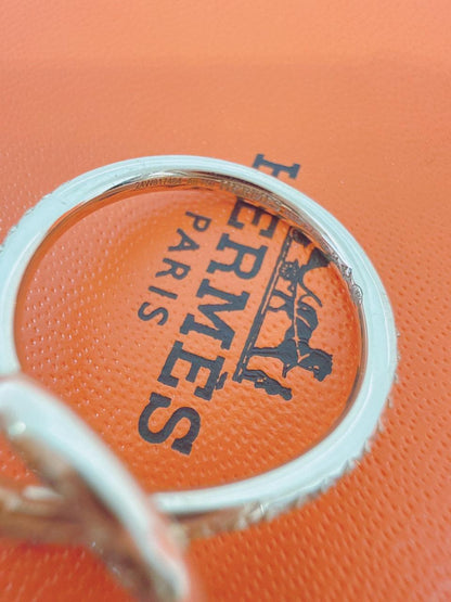 ROSE GOLD FULL DIAMONDS EXCHAPPEE HERMES RING, SMALL MODEL 54