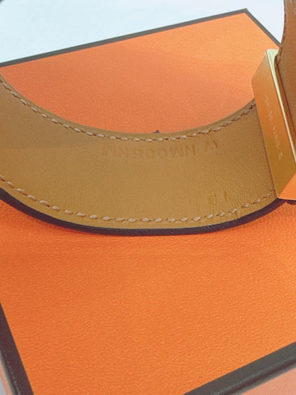 BLACK COLLIER DE CHIEN 24 BRACELET YELLOW GOLD PLATED