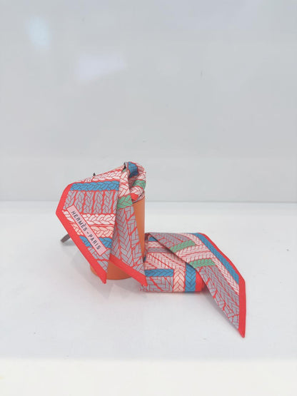 BLEU VIF GRENADINE SAUMON TRESSES H TWILLY - 2PCS