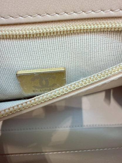 DARK BEIGE BRAIDED RAFFIA MINI KELLY SHOPPING TOTE BAG