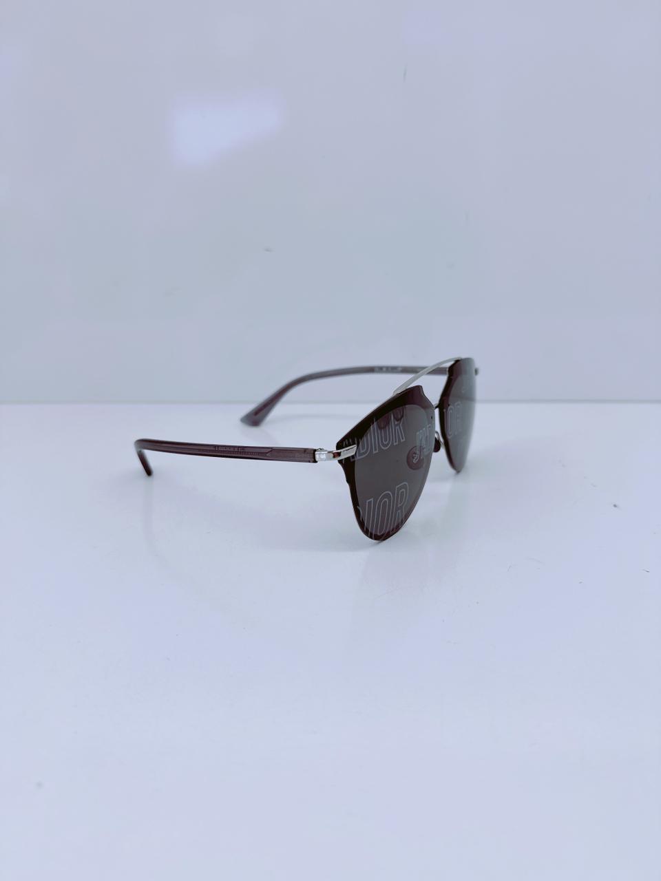 GREY METAL REFLECTED J'ADIOR SUNGLASSES