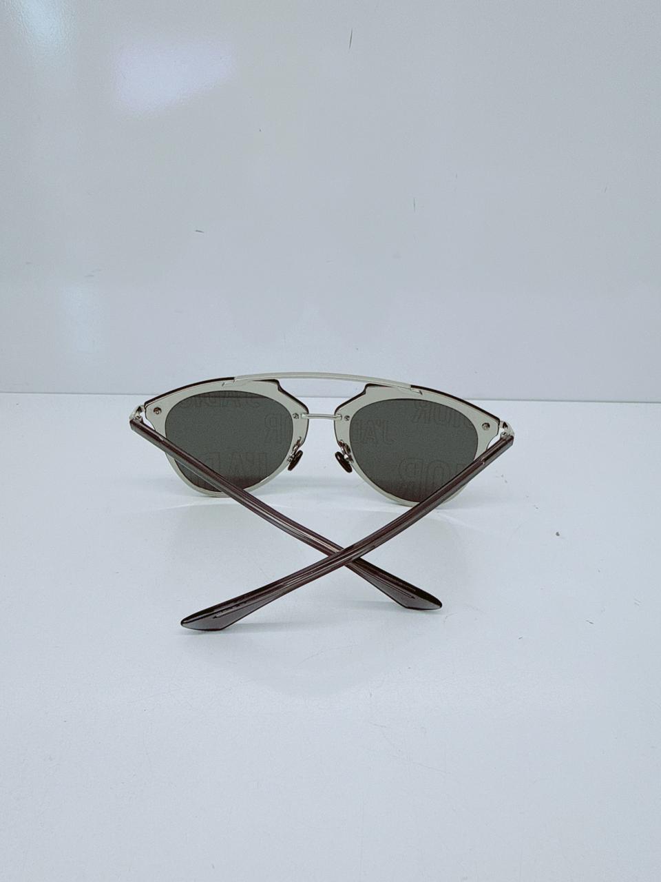 GREY METAL REFLECTED J'ADIOR SUNGLASSES