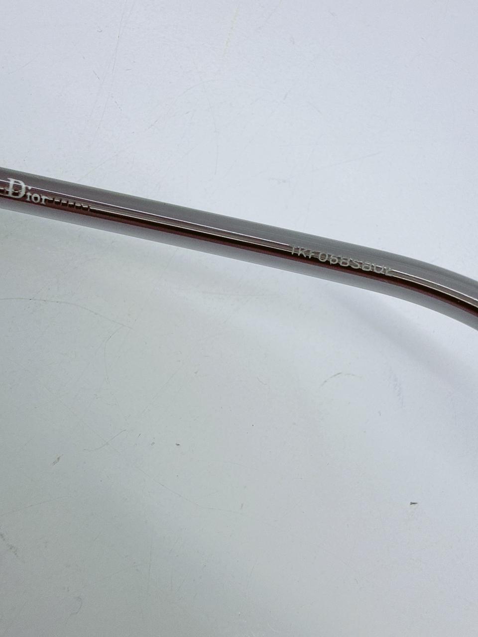 GREY METAL REFLECTED J'ADIOR SUNGLASSES