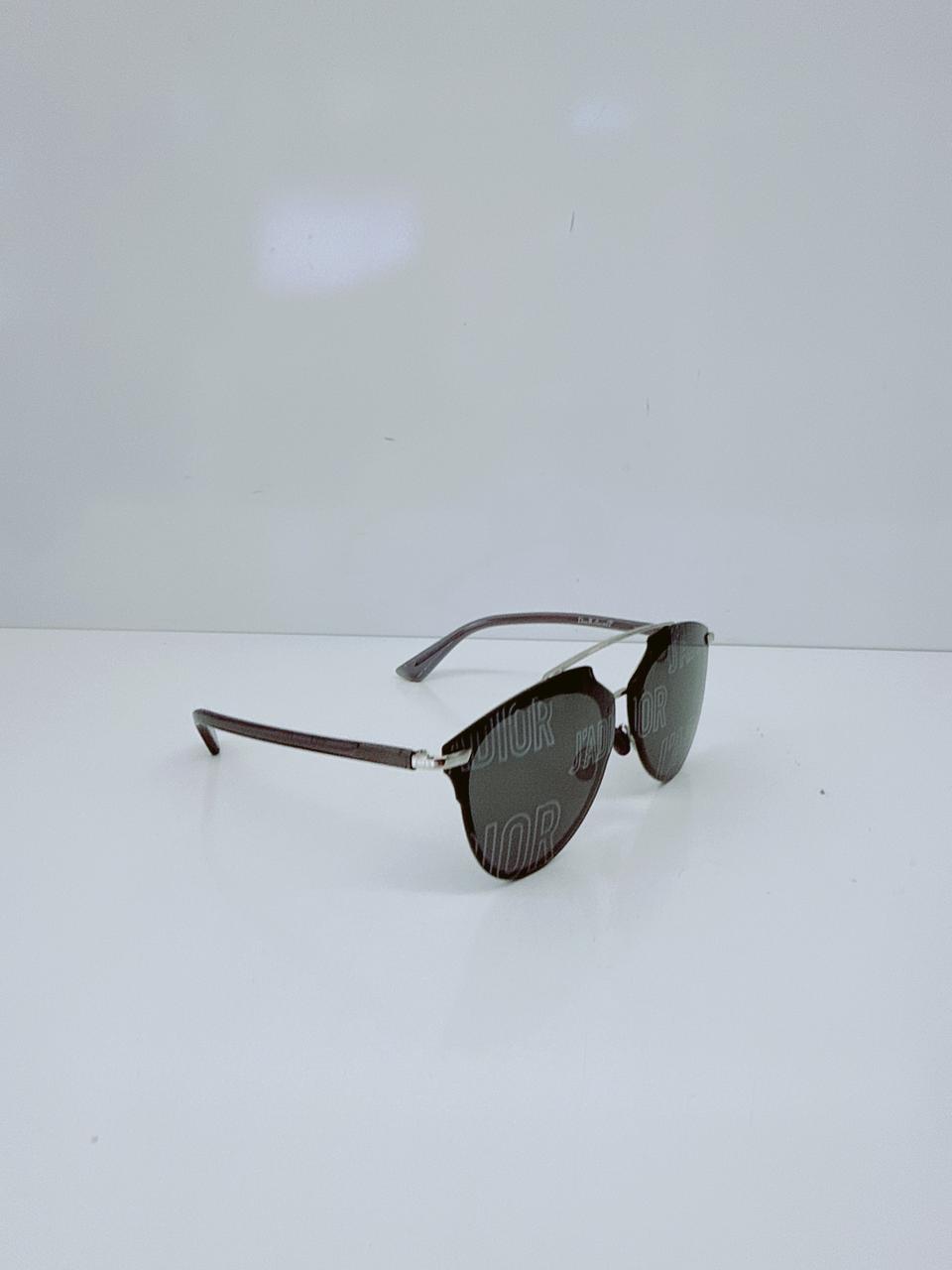 GREY METAL REFLECTED J'ADIOR SUNGLASSES