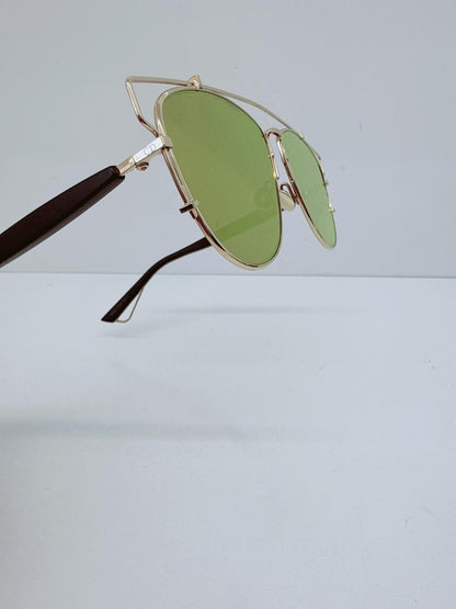 GOLD BLACK RHL83 DIOR TECHNOLOGIC SUNGLASSES