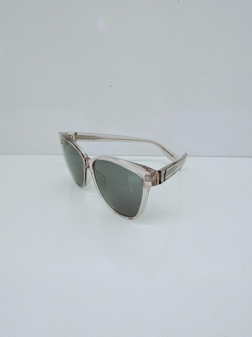 SILVER GREY SLM23/K 004 CAT-EYE SUNGLASSES