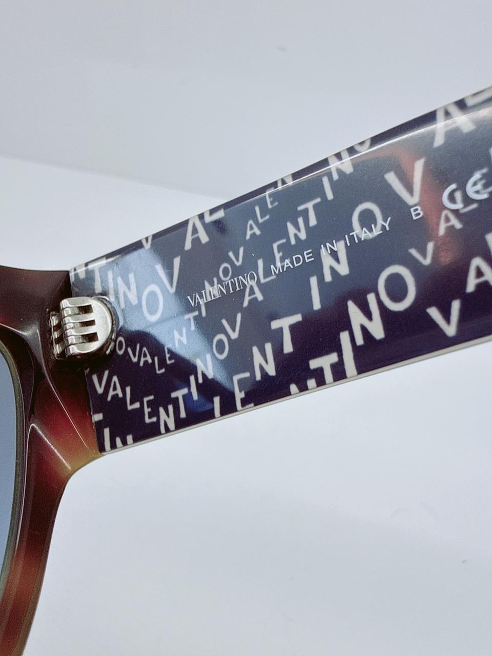 HAVANA BLUE CAT-EYE SUNGLASSES