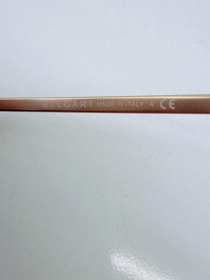 ROSE GOLD MIRRORED LENS CAT-EYE SUNGLASSES