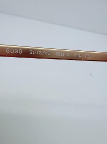 ROSE GOLD MIRRORED LENS CAT-EYE SUNGLASSES