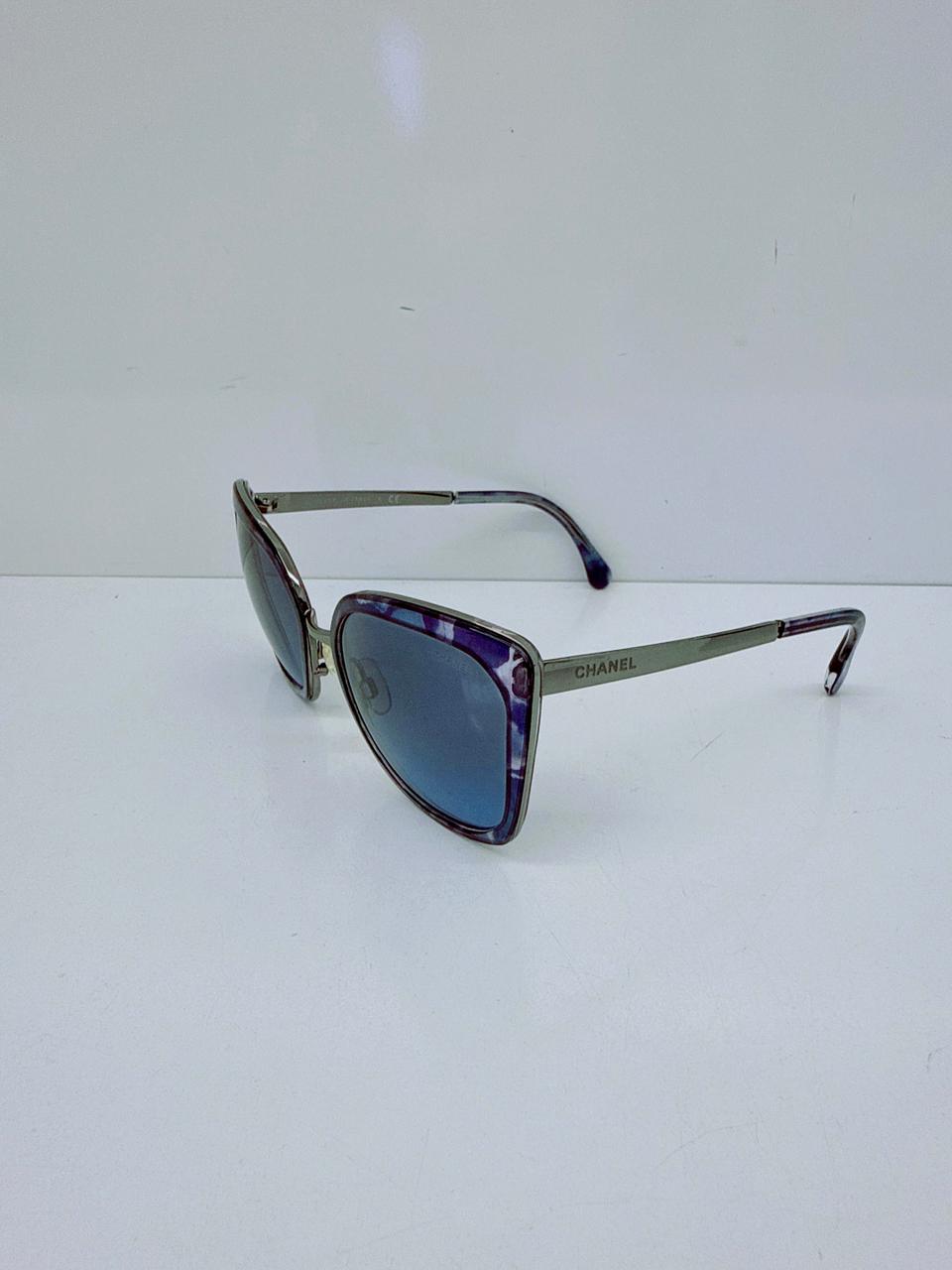 BLUE GREY 4209 465/S2 CAT-EYE SUNGLASSES