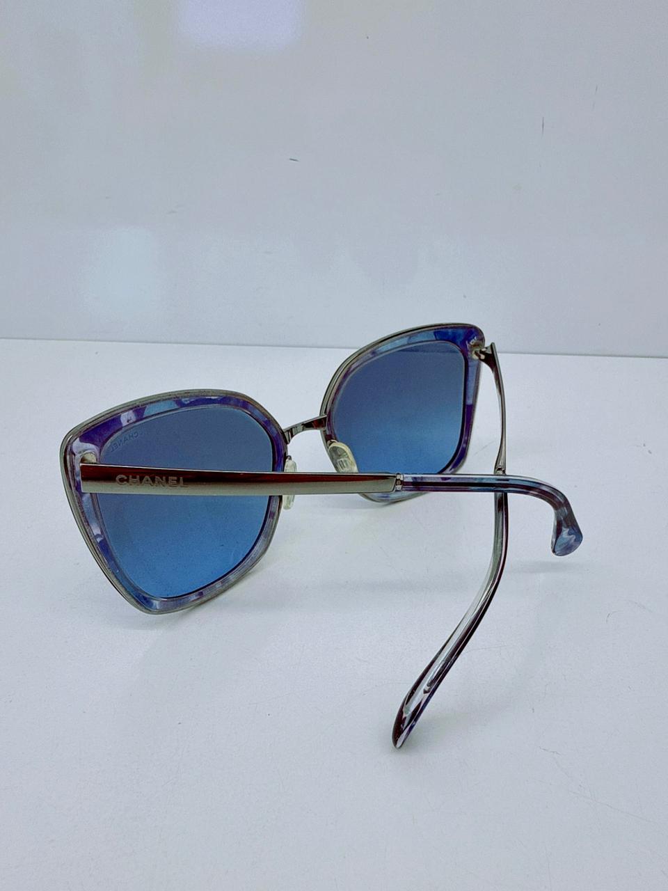 BLUE GREY 4209 465/S2 CAT-EYE SUNGLASSES