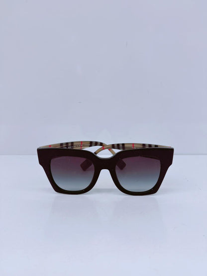 BLACK BROWN KITTY B4364 KITTY SQUARE SUNGLASSES