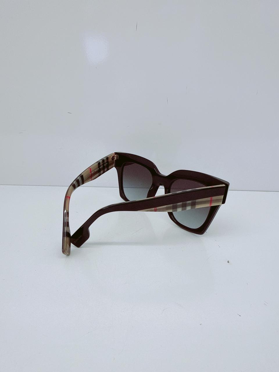 BLACK BROWN KITTY B4364 KITTY SQUARE SUNGLASSES