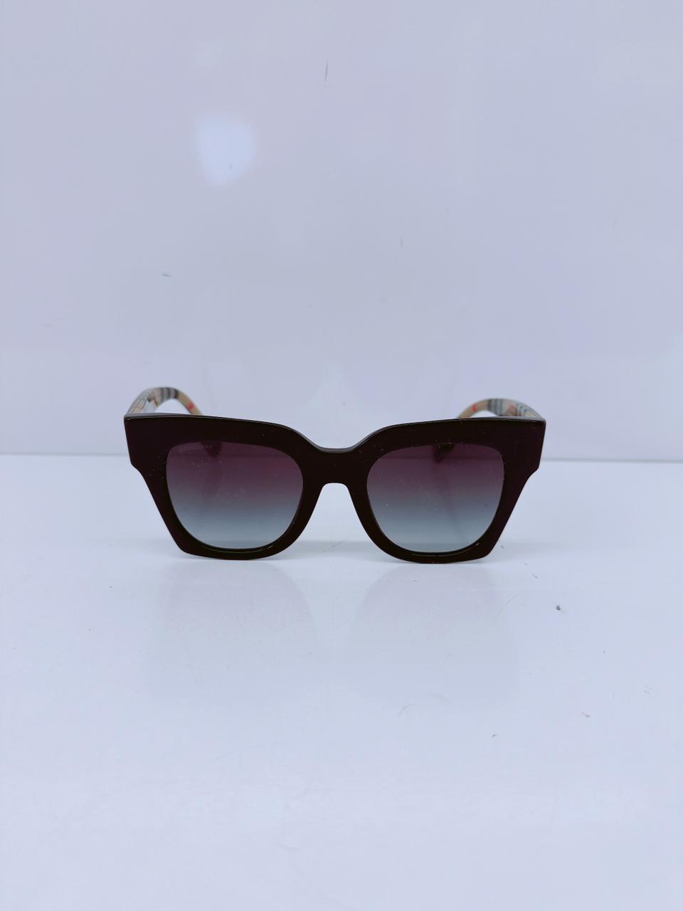 BLACK BROWN KITTY B4364 KITTY SQUARE SUNGLASSES