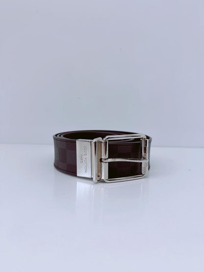 DAMIER PRINT M9156 35MM REVERSIBLE BELT 85CM