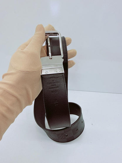 DAMIER PRINT M9156 35MM REVERSIBLE BELT 85CM