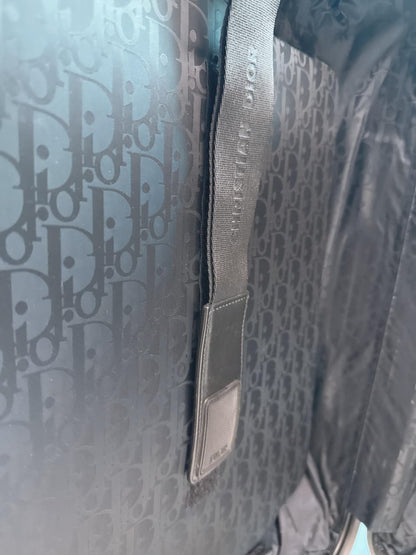 BLACK OBLIQUE ALUMINUM DIOR RIMOWA CABIN SUITCASE BAG