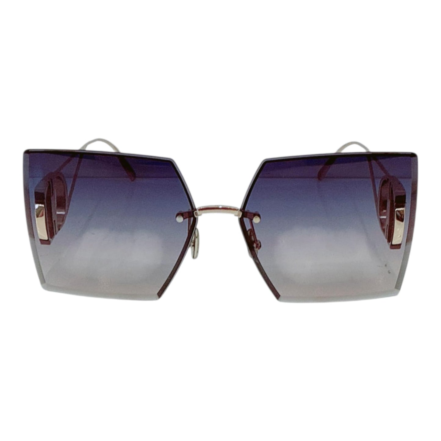 30MONTAIGNE S7U GRADIENT PURPLE TO BLUE SQUARE SUNGLASSES