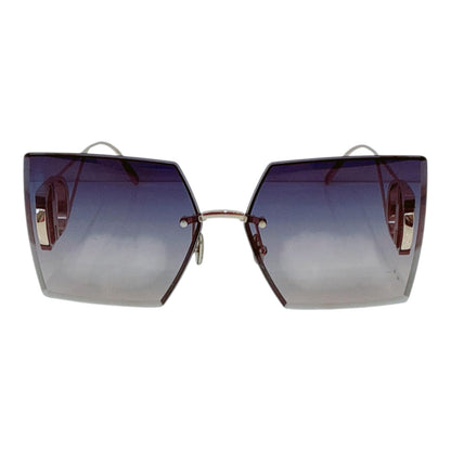30MONTAIGNE S7U GRADIENT PURPLE TO BLUE SQUARE SUNGLASSES