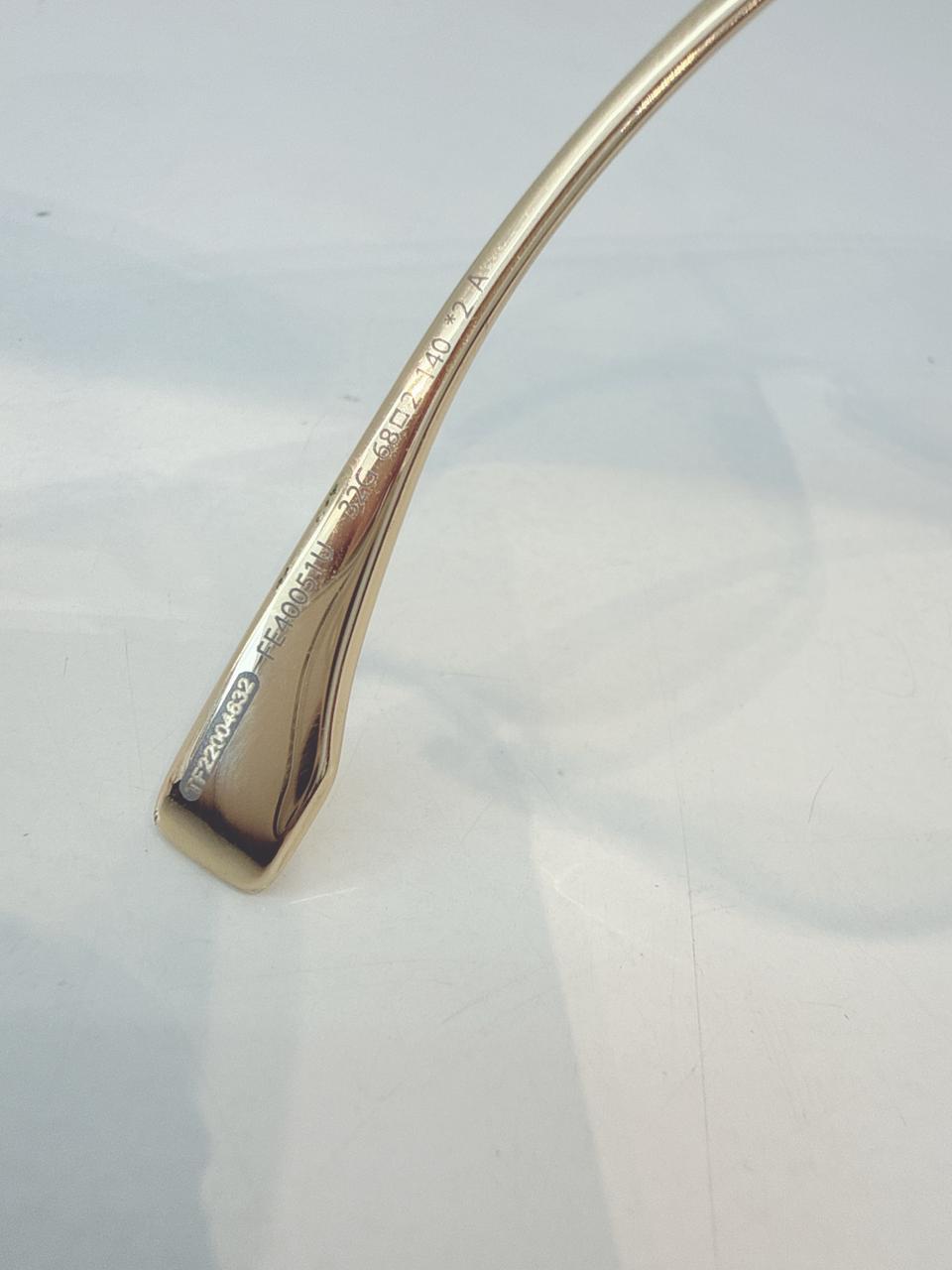 GRADIENT MIRROR MASK GOLD METAL FASHION SHOW SUNGLASSES