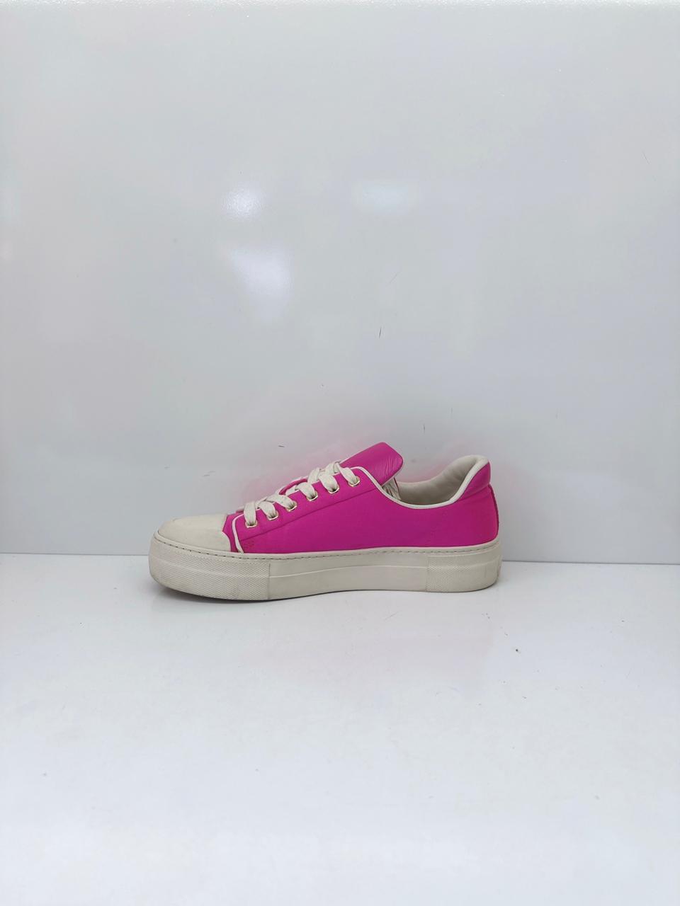 PINK CITY TOE LOW TOP SNEAKERS 37