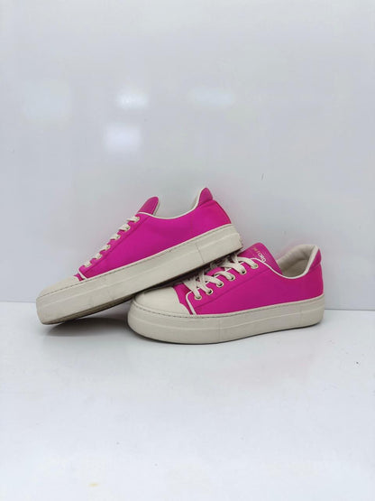 PINK CITY TOE LOW TOP SNEAKERS 37