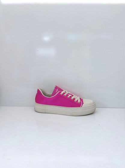 PINK CITY TOE LOW TOP SNEAKERS 37