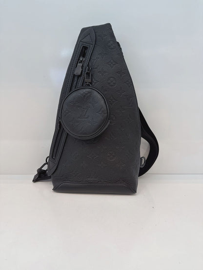 BLACK MONOGRAM SHADOW DUO SLINGBAG