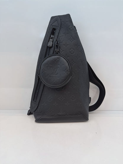 BLACK MONOGRAM SHADOW DUO SLINGBAG