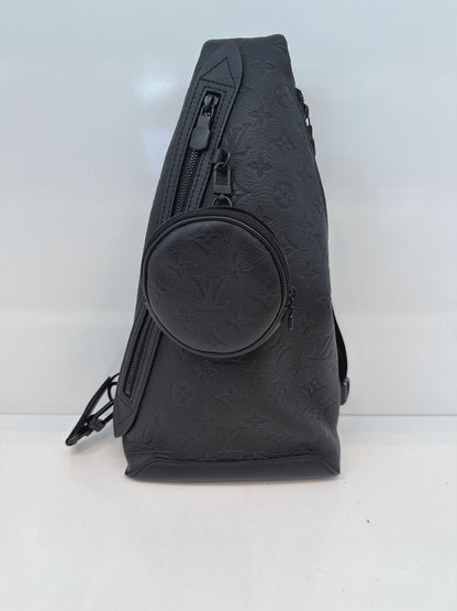 BLACK MONOGRAM SHADOW DUO SLINGBAG