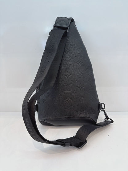 BLACK MONOGRAM SHADOW DUO SLINGBAG