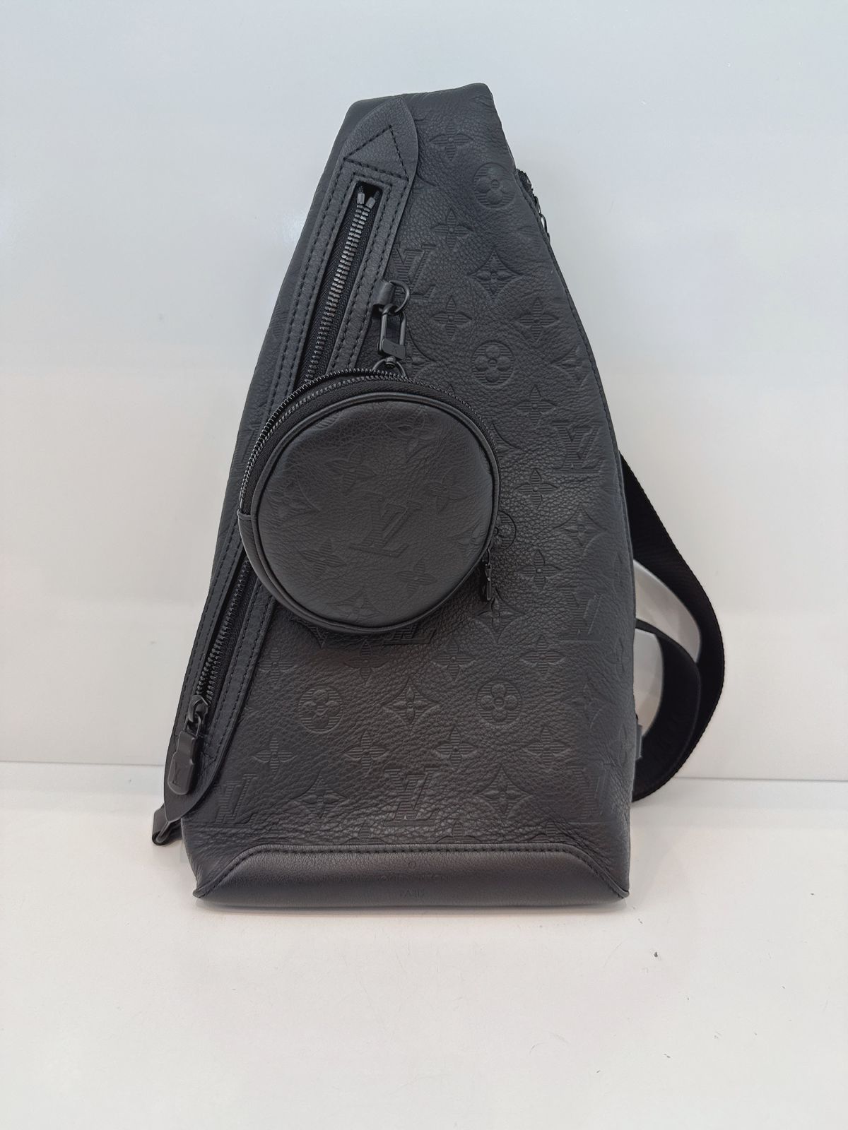 BLACK MONOGRAM SHADOW DUO SLINGBAG