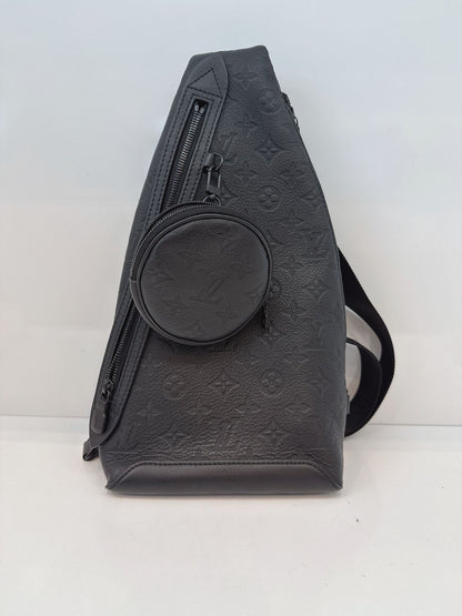 BLACK MONOGRAM SHADOW DUO SLINGBAG