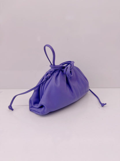 PURPLE CALFSKIN THE MINI POUCH