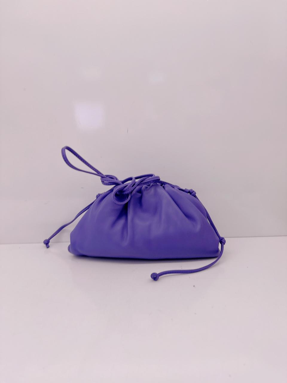 PURPLE CALFSKIN THE MINI POUCH