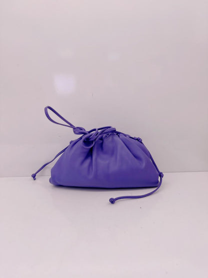 PURPLE CALFSKIN THE MINI POUCH