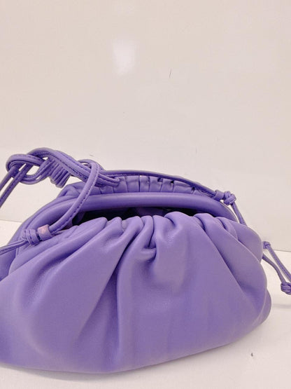 PURPLE CALFSKIN THE MINI POUCH