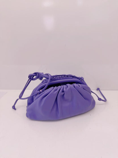 PURPLE CALFSKIN THE MINI POUCH