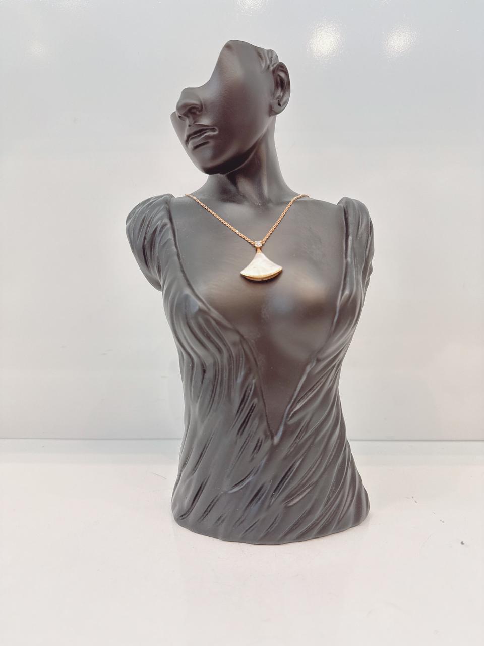 18K ROSE GOLD MOTHER OF PEARL DIAMOND DIVA'S DREAM NECKLACE