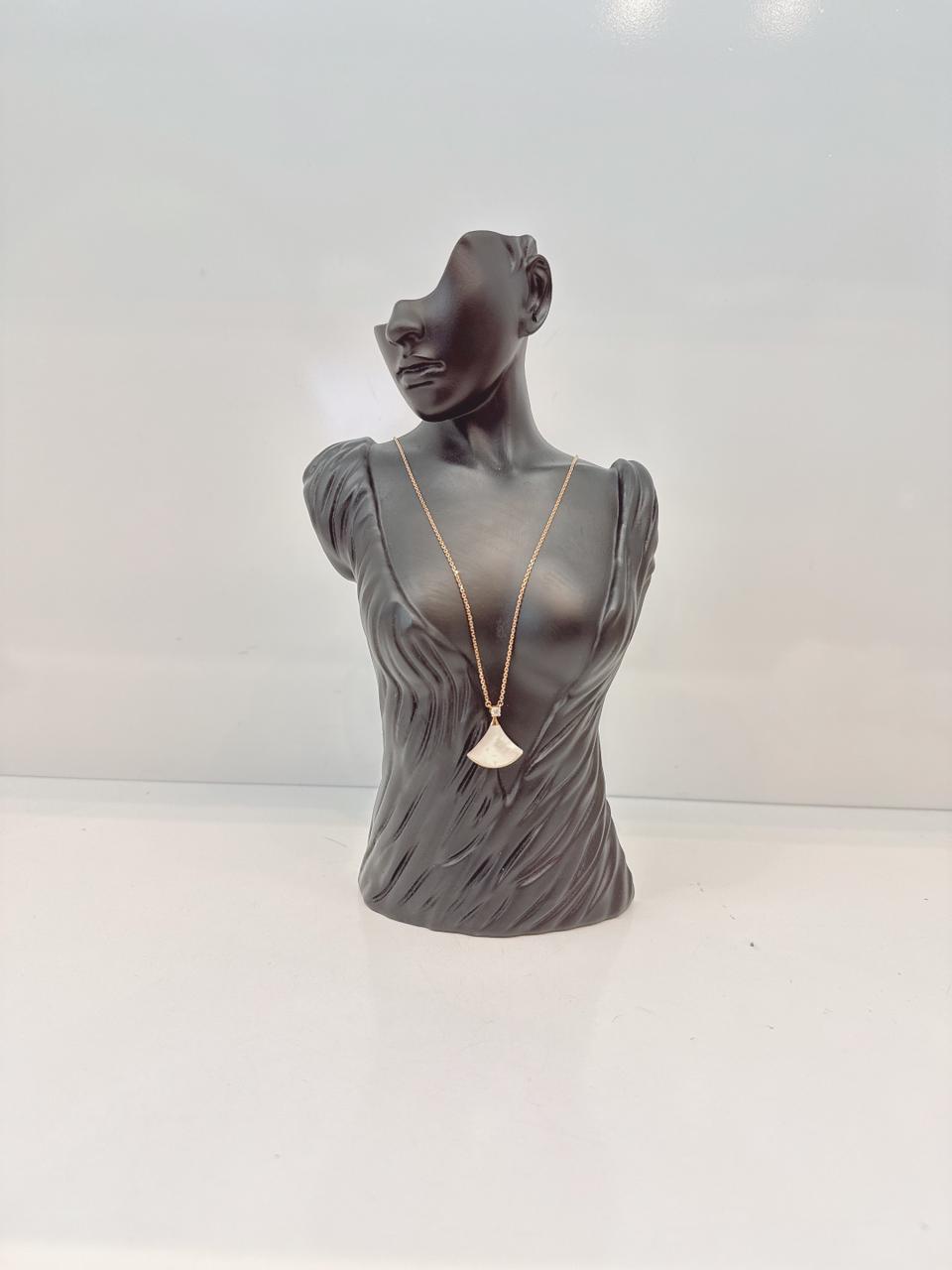 18K ROSE GOLD MOTHER OF PEARL DIAMOND DIVA'S DREAM NECKLACE