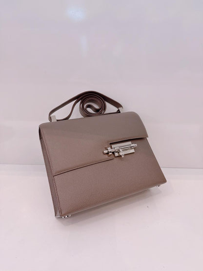 ETAIN VERROU 23 EPSOM LEATHER LEATHER PALLADIUM HARDWARE