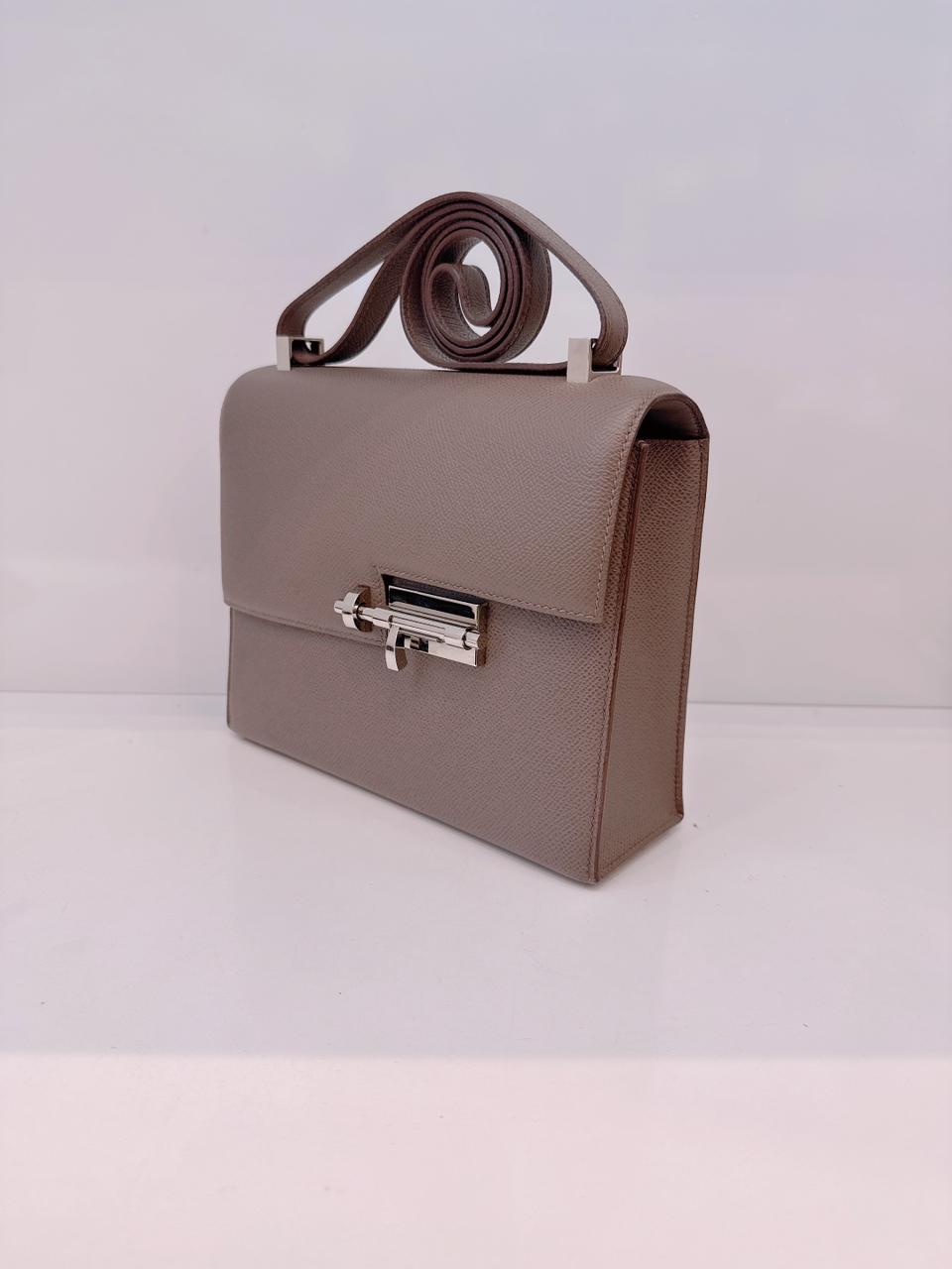 ETAIN VERROU 23 EPSOM LEATHER LEATHER PALLADIUM HARDWARE