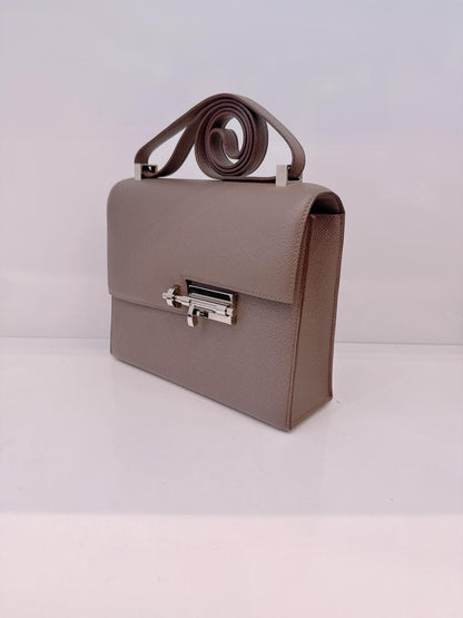 ETAIN VERROU 23 EPSOM LEATHER LEATHER PALLADIUM HARDWARE